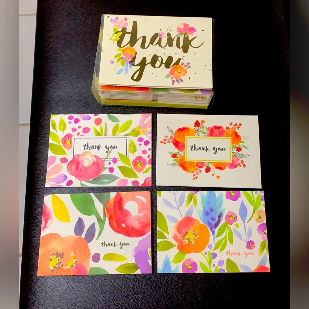 COPY - NIB-Fresh& Lucky Big Thank You card with yellow envelope (40 pcs.)/ 5x… - Picture 2 of 3